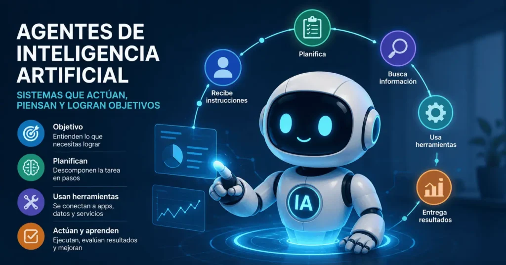 Qué son los agentes de inteligencia artificial