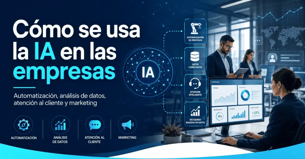 Cómo se usa la inteligencia artificial en las empresas